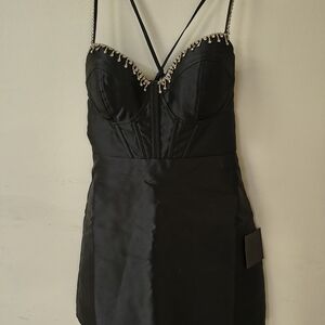 Lulus Black Mini Dress NWT